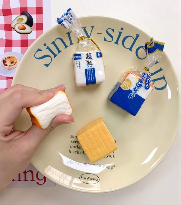 Realistic Toast Refrigerator Magnets