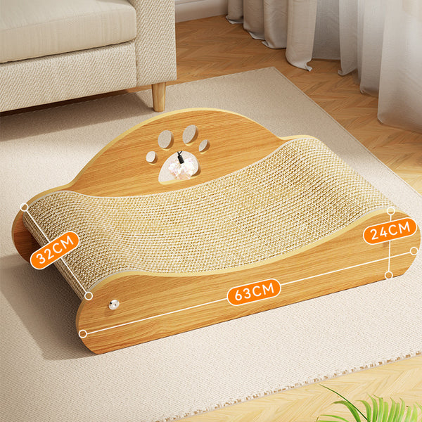 Large Cat Scratch Sofa Bed 63x32x24cm