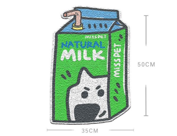 MISSPET Cat Litter Mat - Milk Carton 50x35CM