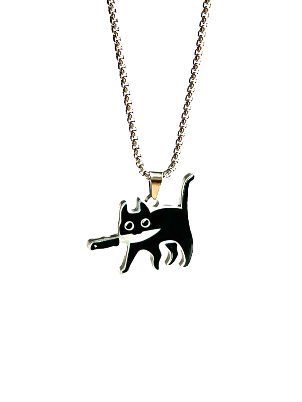 Ninja Cat Necklace