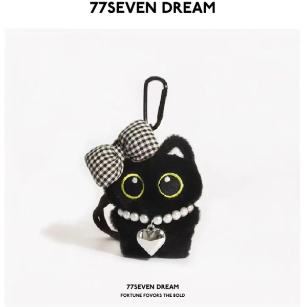 Bow Cat Keychain