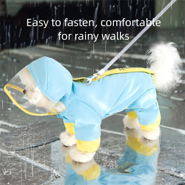 Dog Raincoat Small Medium Dogs Puppy Rain Jacket HIPIPET