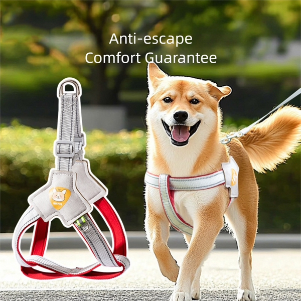 Reflective Dog Harness, Escape Proof, No Slip, Breathable, Lightweight