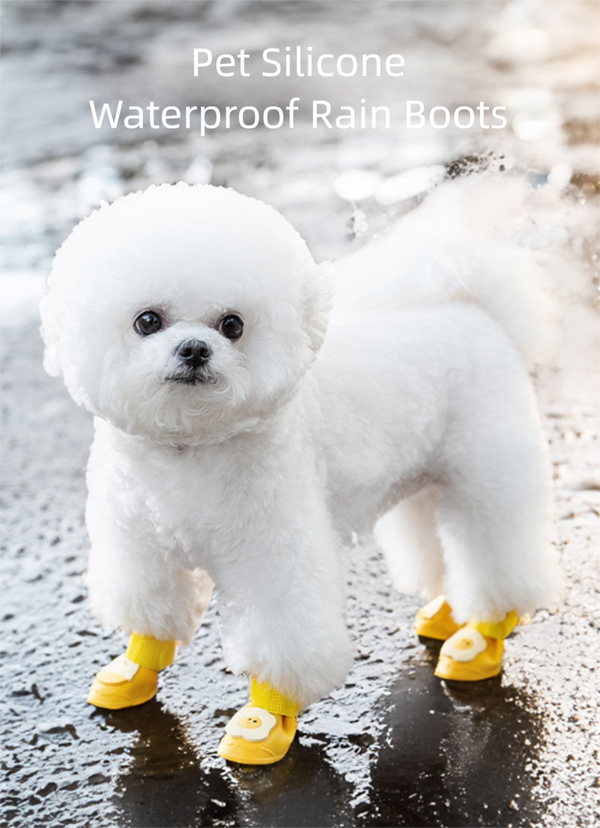 Water-Proof Dog Boots Small-Medium Dog Shoes For Rain